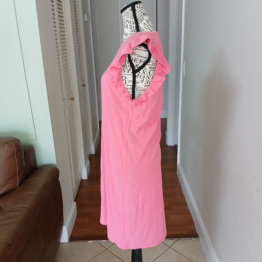Nation Ltd Elliot Ruffle‎ Dress In Pink - Picture 6 of 12